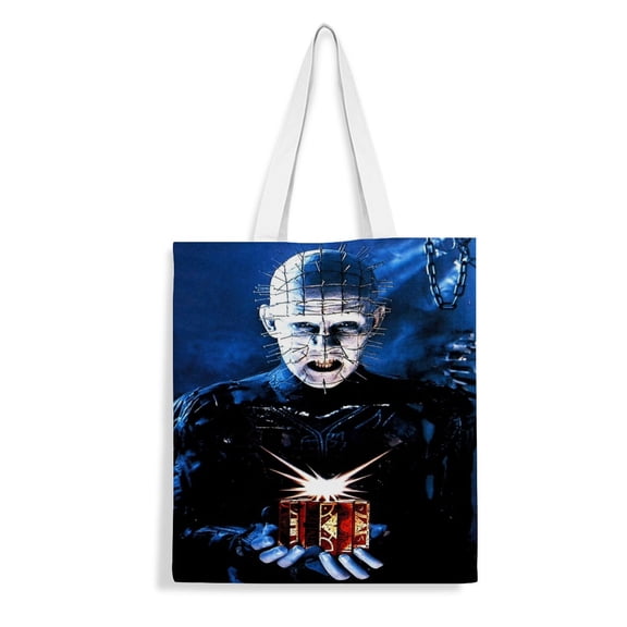 Hellraiser Tote Bag Fans Inspired Gift Lover Shoulder Bag Shopping Canvas Merchandise