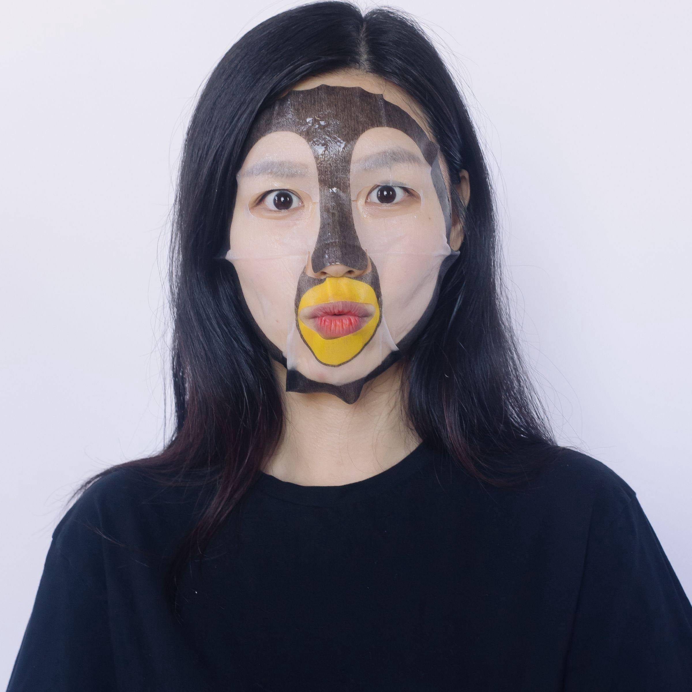 Masque Bar Pretty Animalz Penguin Purifying Sheet Mask, 0.71 fl oz