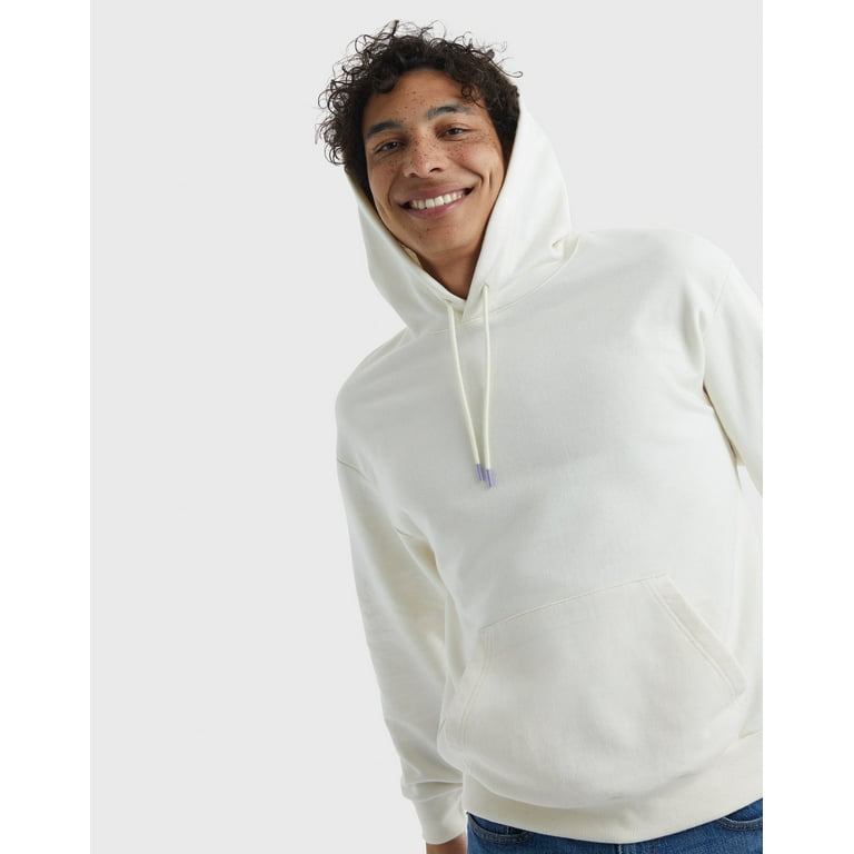 Hanes Explorer Unisex French Terry Hoodie Natural XS 