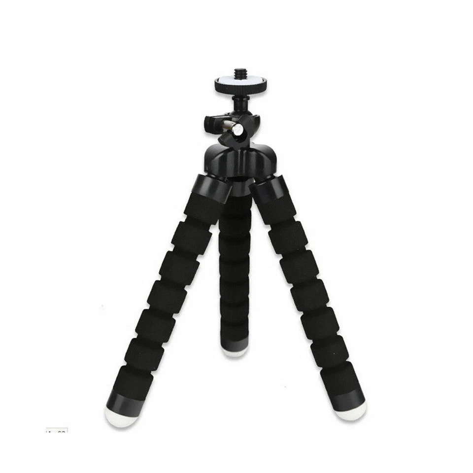 Mini Flexible Foam Octopus Tripod Phone Camera Stand With Mount Holder Tool