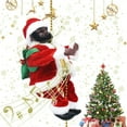 thumbnail image 1 of HUASHENG Black Santa Climbing Rope Ladder The Perfect Decoration To Fun And Festive Atmosphere To The Holidays!, 1 of 5