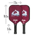 thumbnail image 3 of Franklin Sports NHL Colorado Avalanche Pickleball Paddle - Official NHL Team Pickleball Paddles - USAP (USAPA) Approved Premium Quality Pickleball Paddles - Authentic Team Logos + Colors, 3 of 13