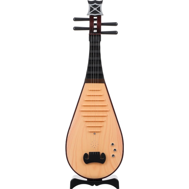 Modelo de laúd chino de simulación, decoración de instrumentos de estilo chino Vintage, 1 ud.