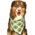 thumbnail image 6 of Naloa Happy Fruit Dog Bandanas 1PC Washable Triangle Dog Scarfs Premium Durable Fabric, for Small Medium Large Dogs and Cats, 6 of 6