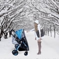 thumbnail image 5 of Stroller Rain Cover Travel Accessories Dustproof Clear EVA Plastic (Small), 5 of 5