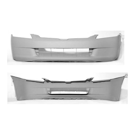 New Standard Replacement Front Bumper Cover, Fits 2003-2005 Honda Accord Sedan