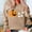 Khaki, variant on Enjoytime Womens Sweatshirt Halloween Printed Crewneck Long Sleeved Casual Tops Fall Winter Fashion Clothes 2025