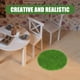 thumbnail image 4 of 5 piezas de musgo artificial para manualidades, musgo realista, césped artificial en miniatura redondo, micropaisaje para jardín., 4 of 7
