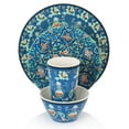 thumbnail image 3 of Gibson Home 16 Piece Tacoma Melamine Dinnerware Set in Blue, 3 of 3