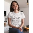thumbnail image 2 of "I Know Guac Is Extra, But So Am I" Medium Front Quote Women T-Shirt, Female Large, 2 of 4