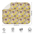 thumbnail image 2 of 2 Pcs Sunflowers Dish Drying Mat - 18 X 24 Inch Floral Absorbent Microfiber Kitchen Counter Mat – Quick-Dry Dish Rack Alternative, Dish Drying Pad for Dishes, Cups, Utensils, Pots & Pans, 2 of 3