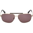 thumbnail image 2 of Guess Men's Classic Gold-Tone Round Navigator Sunglasses - GU00054-33A, 2 of 2