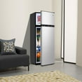 thumbnail image 6 of Energy-Efficient Compact Refrigerator with Freezer – Mini Fridge – Quiet Operation, Adjustable Thermostat, Removable Shelf, Reversible Door – Perfect for Dorm, Office, Bedroom (3.2/4.5/7.5 Cu.Ft), 6 of 9
