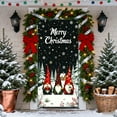 thumbnail image 4 of KeirineCC Merry Christmas Door Cover Snowman Winter Door Cover For Holiday Decoration 35 X 71 Inches Snowman Banner Photo Background Door Decoration Home Party Decoration Supplies,#B, 4 of 7
