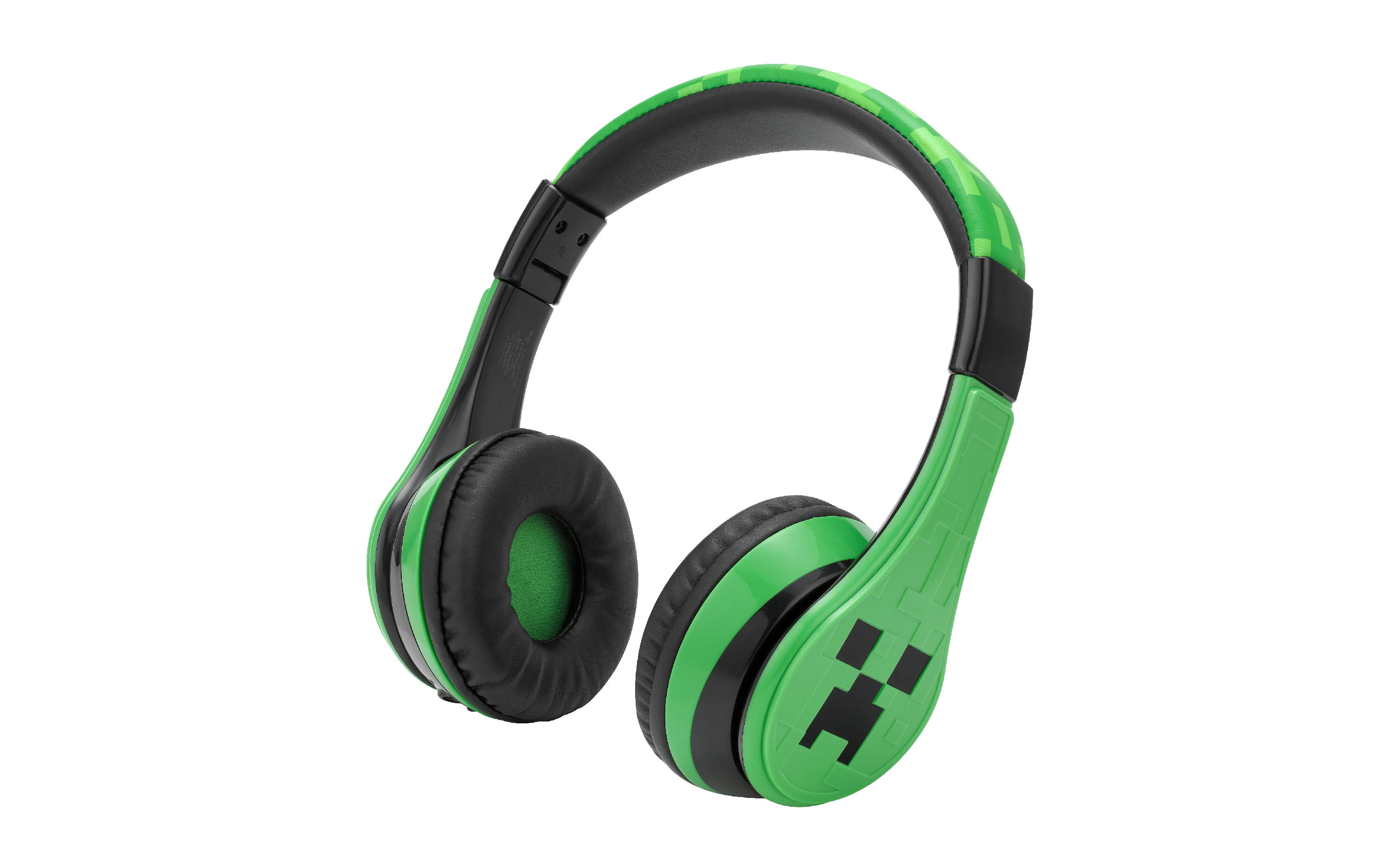 eKids Minecraft Kids Bluetooth Headphones, Wireless Headphones with Microphone Includes Aux Cord