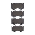 thumbnail image 2 of CarLights360 For Lexus LX570 2008 2009 2010 2011 Disc Brake Pads | Semi Metallic Friction | Mechanical Pad Wear Sensor Type | 17.8 Millimeters/0.70 Inches Inner Overall Thickness, 2 of 5