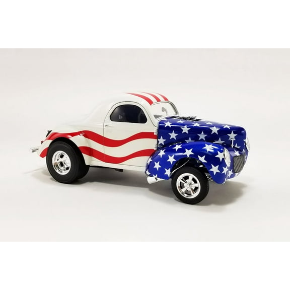 1940 Gasser, Red White and Blue - Acme A1800923 - 1/18 Scale Diecast Model Car