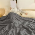 thumbnail image 5 of Bwomeauty Thin Blankets, Soft And Thick Double Layer Raschel Blanket A Must Have Warming Artifact In Winter Suitable For Beds Sofas And Other Scenes Providing The Ultimatecomfort, 27.55x39.37in, 5 of 6