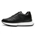 thumbnail image 3 of CMR CHAMARIPA Height Increasing Shoes For Men - Black Leather Casual Sports Shoes 8CM / 3.15 Inches, 3 of 9