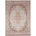 thumbnail image 2 of Contemporary Home Living 2.25' x 3.25' Medallion Rectangular Area Throw Rug - Cream and Red, 2 of 8