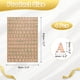 thumbnail image 2 of 4 Hojas de Calcomanías de Letras 0.18" Calcomanías de Letras Mini 3D Aleación Autoadhesivas (Oro Rosa, Mayúsculas), 2 of 7