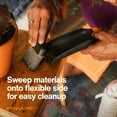 thumbnail image 6 of Fiskars Indoor and More Double-Sided Scoop and Brush Dustpan, Orange and Black, 6 of 13