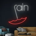 thumbnail image 3 of Handmadetneonsign Rain Umbrella Neon Sign, Umbrella Rain LED Sign, Personalized Rain Neon Light, 3 of 5