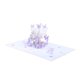 thumbnail image 1 of Tarjeta Emergente Tarjeta de felicitación de mariposa del día de San Valentín Tarjeta de año nuevo 3D para mamá (púrpura) Tmvgtek Libre de BPA, 1 of 9