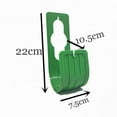thumbnail image 3 of Green Expandable Garden Hose Hanger Storage Hook Rack, By Meiiso, Large Inventory!, 3 of 3