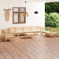 thumbnail image 1 of vidaXL 9 Piece Garden Lounge Set Solid Pinewood, 1 of 1