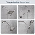 thumbnail image 4 of Extensor de brazo para ducha BRIGHT SHOWERS 15 cm níquel cepillado, 4 of 7