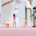thumbnail image 2 of Shisuyan 100pcs Multicolor Painted Moulds People Figures N Scale 1:150 (Random Style), 2 of 8