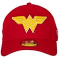 thumbnail image 2 of Wonder Woman Classic Symbol Color Block New Era 39Thirty Fitted Hat-Small/Medium, 2 of 4