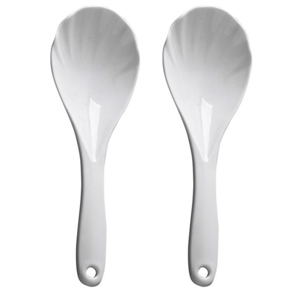Mizh 2pcs Reusable Rice Paddle Rice Spoon Nonstick Rice Scoop Rice Serving Spoon Paddle