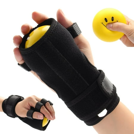 Spasticity Hand Splint (Asewin Finger Splint,Anti-Spasticity Ball Splint Hand Functional Impairment Finger Wrist Orthosis S)