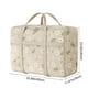 thumbnail image 4 of Bolsa de almacenamiento resistente con asas reforzadas: ideal para guardar ropa, edredones, mudanzas y embalaje. Cremallera doble reforzada, ahorra espacio para organizar el armario y viajar., 4 of 6