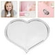 thumbnail image 5 of 2 espejos de tocador de mano con forma de corazón, bonitos espejos de maquillaje portátiles para niños, pequeños espejos de mano para manualidades y viajes, 5 of 7