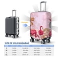 thumbnail image 3 of Cauagu Flamingos In The Tropical Forest Print Travel Luggage Cover,Travel Dust-proof Suitcase Cover Softside Suitcase Protector for 18-32inch,Not Included Suitcase, 3 of 8