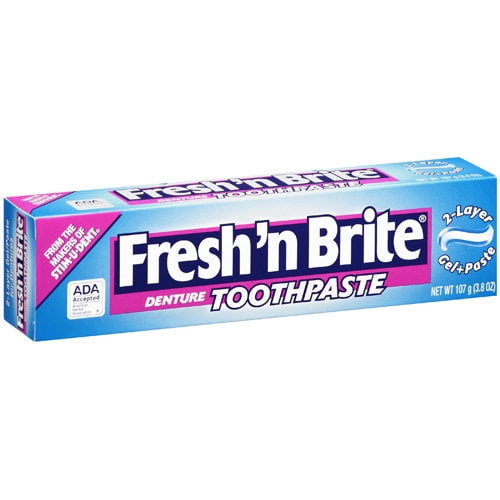toothpaste safe for dentures