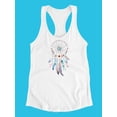 thumbnail image 3 of Bohemian Feathers Racerback Tank Women -Image by Shutterstock, Female XX-Large, 3 of 4