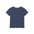 thumbnail image 2 of Wonder Nation Little Girls' & Big Girls' Knit Short Sleeve Rib T-Shirt, 2 of 3