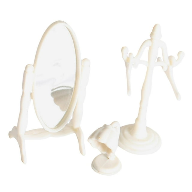 Tocador de , de , muebles para , sustros para dormitorio, sa de , 1:12, maquilje , 5 piezas Hugo maquillaje de vestir
