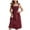 Red, variant on LYXSSBYX Summer Dresses 2024 Casual Women's Summer Sexy Fashion Casual Contrast Plaid Sling Bandage Midi Dress
