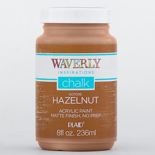 Waverly Inspirations 60709E Chalk Paint, Ultra Matte Finish, Hazelnut
