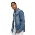 thumbnail image 6 of Victorious Men's Long Sleeve Button Up Denim Shirt, Multiple Colors and Sizes, 6 of 8