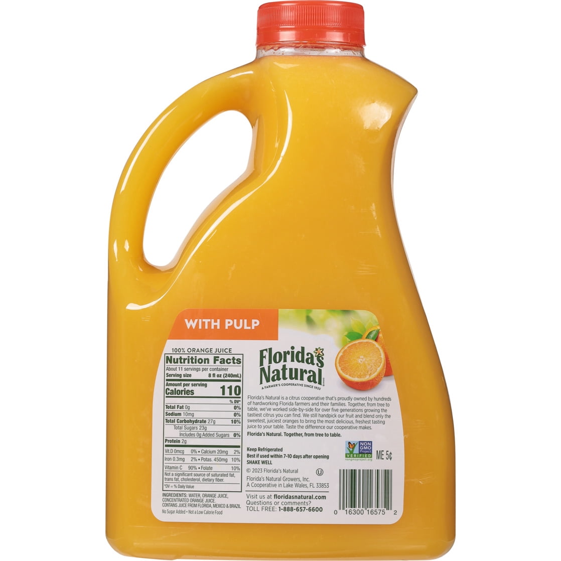 Florida's Natural Orange Juice With Pulp 89 oz