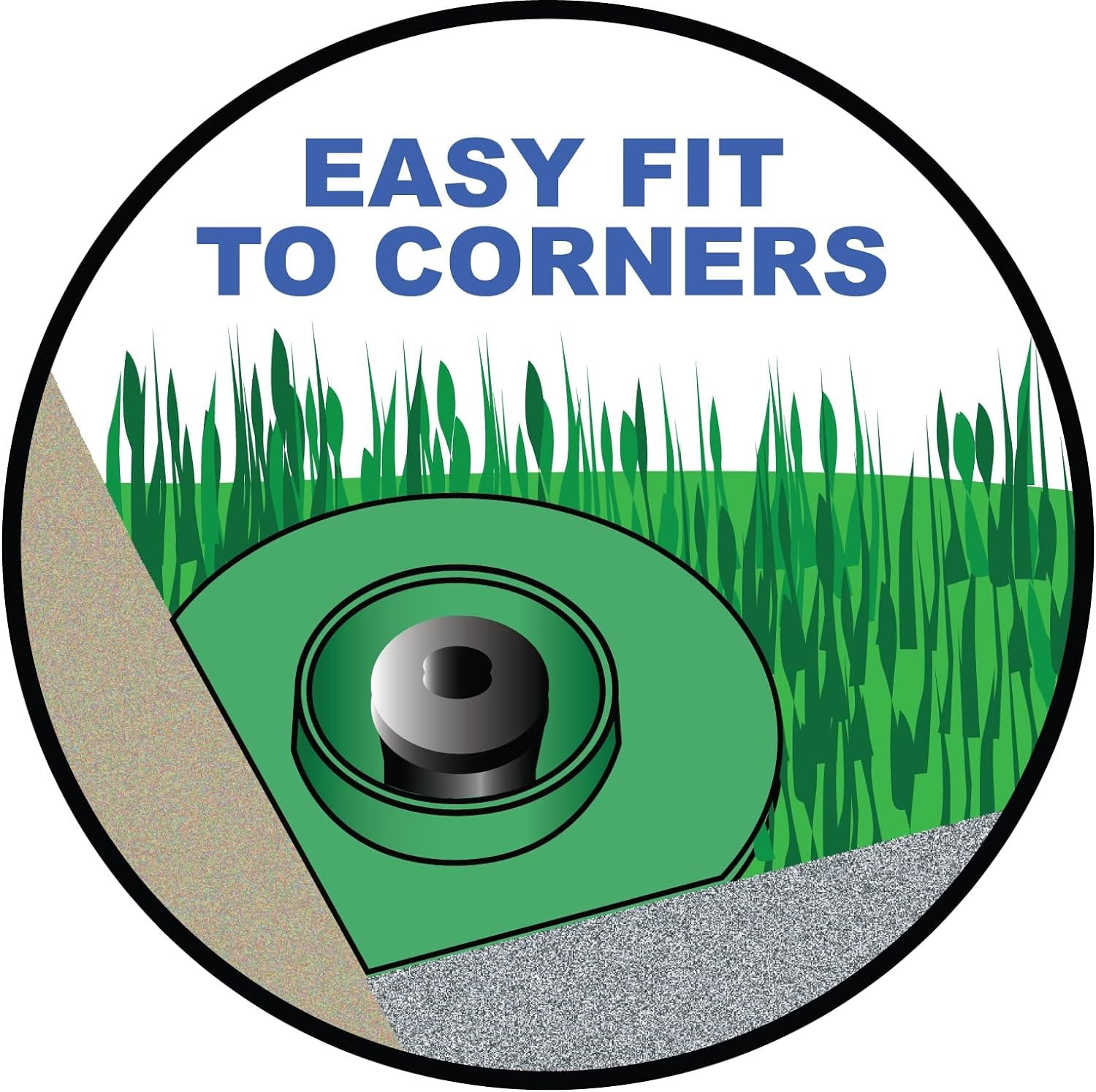 Orbit Sprinkler Guard Donuts – 3-Pack, Keep Grass Away From Pop-Up Sprinkler Heads