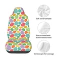 thumbnail image 4 of Balery colorful easter eggs Funda de Asiento para Auto con Diseño - Cubierta Frontal Suave y Transpirable con Protector Antideslizante- 1 Unidad, 4 of 5