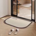 thumbnail image 2 of sruoe Bath Mat Rugs, Bath Mats for Bathroom Floor, Extra Absorbent Quick Dry Bathroom Mats, Washable Bath Rugs and Mats, Bath Carpet for Shower, Rubber, Beige, 2 of 5