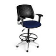 thumbnail image 4 of Stars Swivel Stool w Drafting Kit & Cushion Seat (Royal Blue), 4 of 7